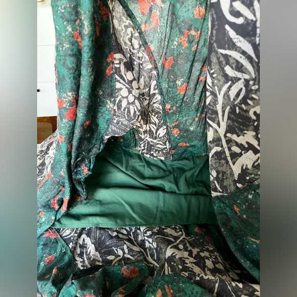 FREE PEOPLE Jackie Floral Maxi Skirt, Size L - Picture 7 of 7